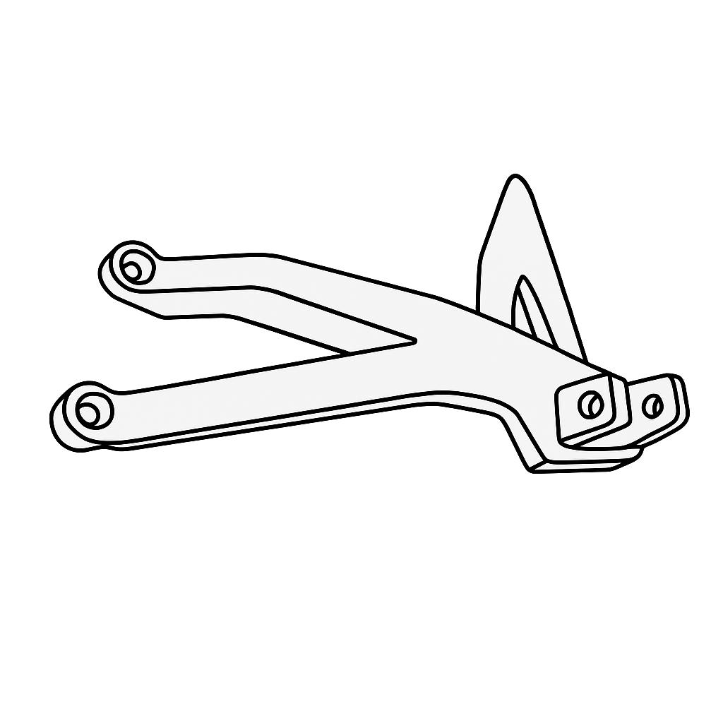 Footrest Hanger Rear Left Hand Side